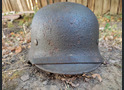 Luftwaffe helmet M40 / from Stalingrad