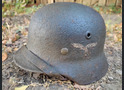 Luftwaffe helmet M40 / from Stalingrad