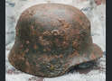 Wehrmacht helmet M40 and Weimar belt / from Stalingrad