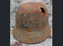 German helmet M35 DD / from Kursk