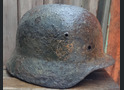 Wehrmacht helmet M35 DD / from Leningrad