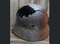 Wehrmacht helmet M40 / from Leningrad