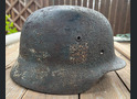 Wehrmacht helmet M35 DD / from Stalingrad