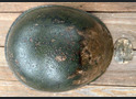 Romanian helmet and dogtag / from Stalingrad