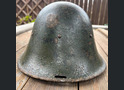 Romanian helmet and dogtag / from Stalingrad