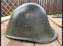 Romanian helmet and dogtag / from Stalingrad