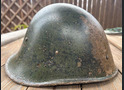 Romanian helmet and dogtag / from Stalingrad