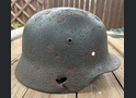 German helmet M35 / from Leningrad