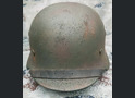 Restored German helmet M35 DD, Waffen SS