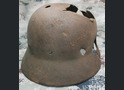 German helmet M40 / from Stalingrad