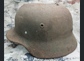 German helmet M40 / from Stalingrad