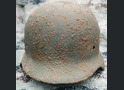 Wehrmacht helmet M40 / from Stalingrad