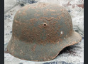 Wehrmacht helmet M40 / from Stalingrad