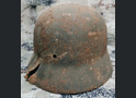 Wehrmacht helmet M40 / from Stalingrad