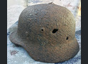 Wehrmacht helmet M40 / from Stalingrad