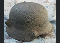 Wehrmacht helmet M40 / from Stalingrad