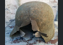 German helmet M40 / from Stalingrad