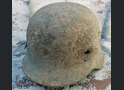 German helmet M40 / from Stalingrad