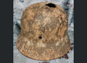 Wehrmacht helmet M40 / from Stalingrad