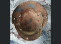 German helmet M35 DD / from Stalingrad