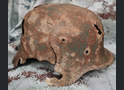 German helmet M35 / from Stalingrad