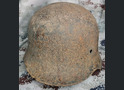 Wehrmacht helmet M40 / from Stalingrad