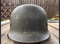 Wehrmacht helmet M40 / from Stalingrad