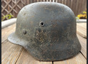 Wehrmacht helmet M40 / from Stalingrad