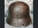 Wehrmacht helmet M40 / from Kursk