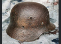 Wehrmacht helmet M40 / from Kursk