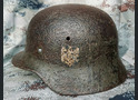 Wehrmacht helmet M40 / from Kursk