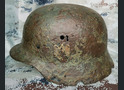 Wehrmacht helmet M40 / from Kursk