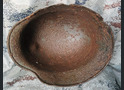 Wehrmacht helmet M40 / from Kursk