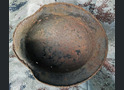 Luftwaffe helmet M35 DD / from Stalingrad