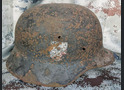 Luftwaffe helmet M35 DD / from Stalingrad