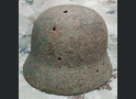 Wehrmacht helmet M35 / from Stalingrad