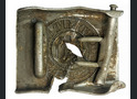 Damaged Heer belt Buckle "Gott mit Uns" / from Smolensk