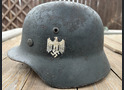 Wehrmacht helmet M35 DD / from Stalingrad