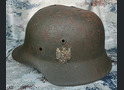 Wehrmacht helmet M42 / from Novgorod