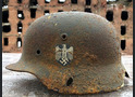 Helmet M40, Wehrmacht / from Kursk