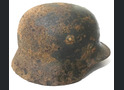 German helmet М35 / from Leningrad