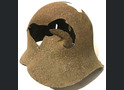 Soviet helmet SSh39 / from Stalingrad