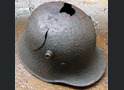 German helmet M18 / from Koenigsberg