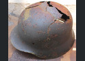 German helmet M35 DD / from Smolensk