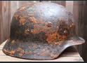 Luftwaffe helmet M35 / from Novgorod