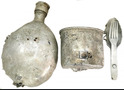 Flask, fork-spoon and mess tin / from Pskov