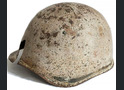 Winter camo Soviet helmet SSh39 / from Demyansk pocket