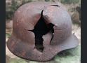 Wehrmacht helmet M40 / from Demyansk pocket