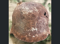 Winter camo German helmet M40 / from Vitebsk