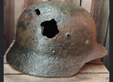 Wehrmacht helmet M40 / from Novgorod